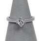 Pre-Owned 18ct White Gold Princess Cut Diamond Ring Size H