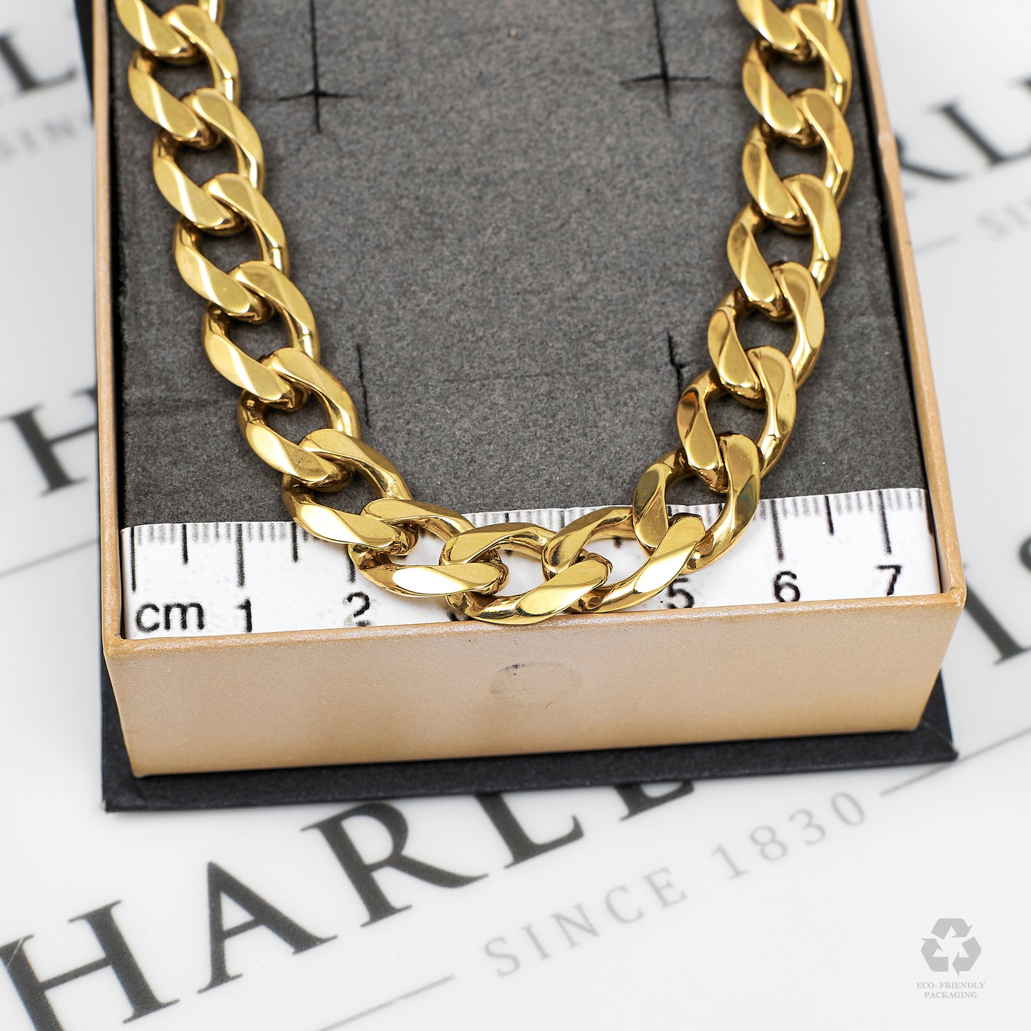 Pre-Owned 9ct Gold Curb Chain Necklace 20 Inch