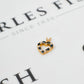 Pre-Owned 9ct Gold Sapphire & CZ Heart Pendant