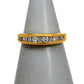 Pre-Owned 18ct Gold Brilliant & Baguette Diamond Ring Size J