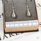 Pre-Owned 9ct White Gold Bomber Drop Earrings