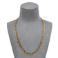 Pre-Owned 9ct Gold Hexagon Shaped Link Necklace 18 Inch