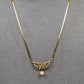 Pre-Owned 18ct Gold Cultured Pearl & Diamond Dress Necklace