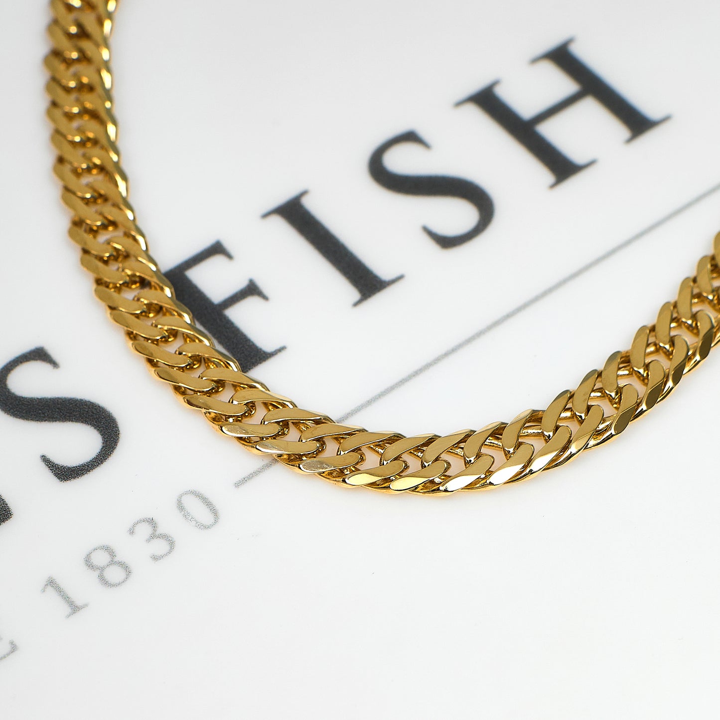 Pre-Owned 9ct Gold Curb Chain Bracelet 7.5 Inch