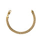 Pre-Owned 9ct Gold Curb Chain Bracelet 7.5 Inch