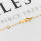 Pre-Owned 18ct Gold Multicolour CZ Butterfly Pendant & Chain