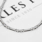 Pre-Owned 18ct White Gold Bar Link Necklace 17 Inch