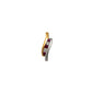 Pre-Owned 14ct Gold 2 Tone Diamond & Ruby Pendant
