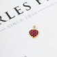 Pre-Owned 9ct Gold Ruby & Diamond Heart Pendant