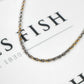 Pre-Owned 9ct Gold 2 Tone Rope Chain Necklace 20 Inch