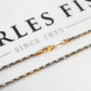 Pre-Owned 9ct Gold 2 Tone Rope Chain Necklace 20 Inch
