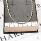 Pre-Owned 9ct Gold 2 Tone Rope Chain Necklace 20 Inch