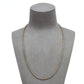 Pre-Owned 9ct Gold 2 Tone Rope Chain Necklace 20 Inch