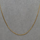 Pre-Owned 9ct Gold Curb Chain Necklace 18 Inch