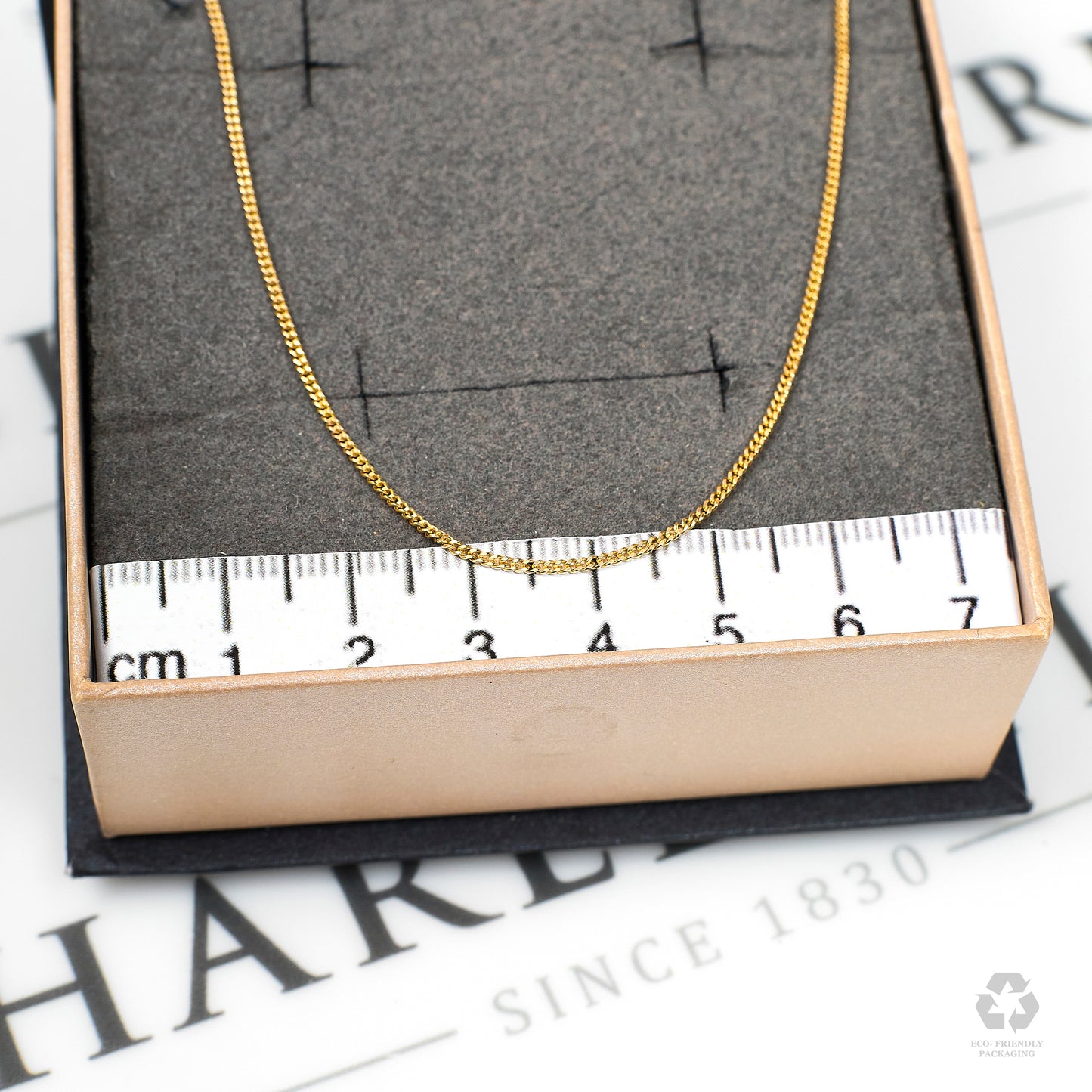 Pre-Owned 9ct Gold Curb Chain Necklace 18 Inch