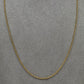 Pre-Owned 9ct Gold Oval Link Chain Necklace 18 Inch