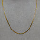 Pre-Owned 9ct Gold Curb Chain Necklace 16 Inch