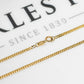 Pre-Owned 9ct Gold Curb Chain Necklace 16 Inch