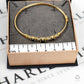 Pre-Owned 9ct Gold Sapphire & Diamond Bangle