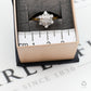 Pre-Owned 18ct Gold Illusion Set Diamond Cluster Ring Size L