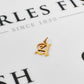Pre-Owned 9ct Gold Letter A Initial Pendant