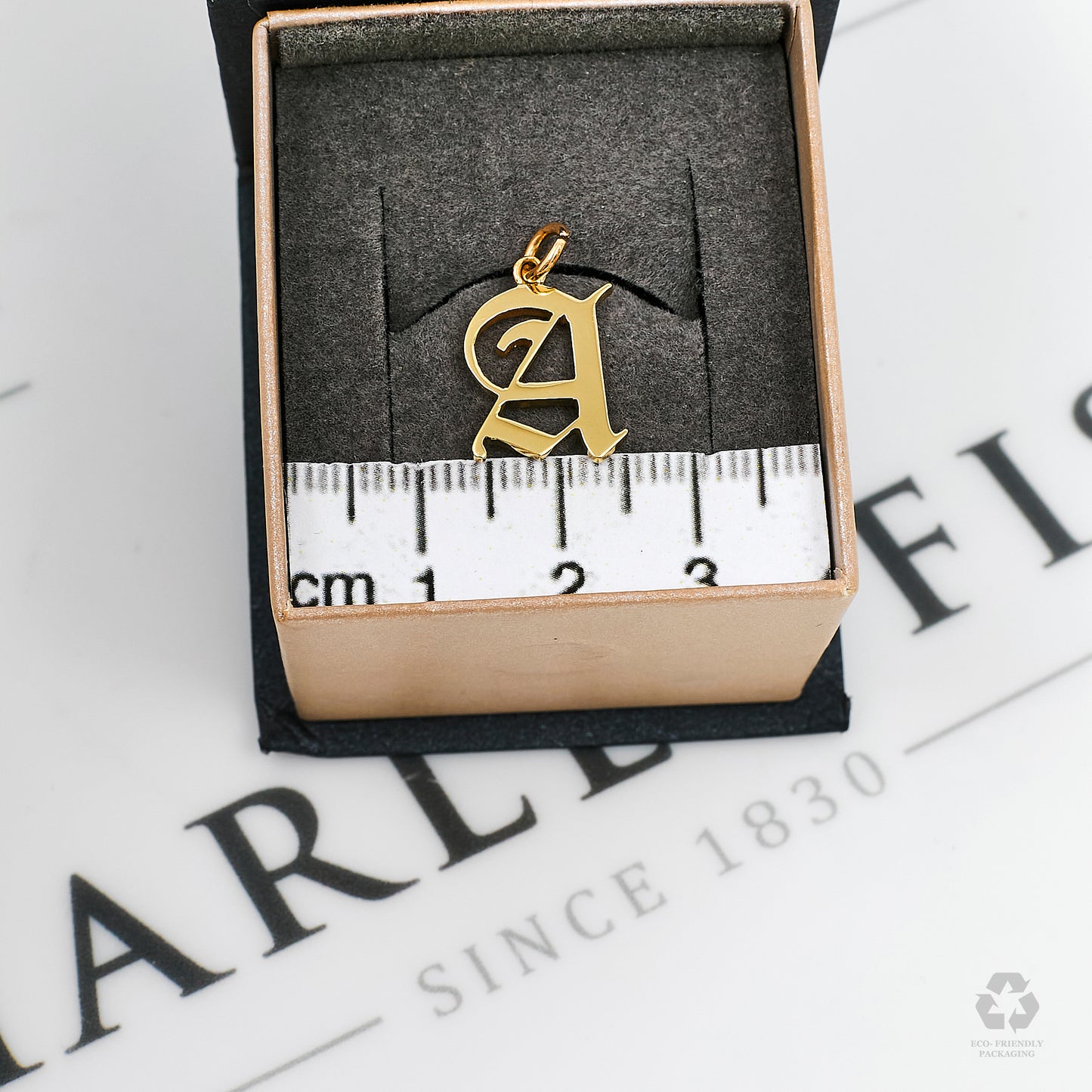 Pre-Owned 9ct Gold Letter A Initial Pendant