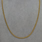 Pre-Owned 9ct Gold Curb Chain Necklace 18 Inch Hollow