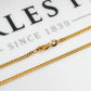 Pre-Owned 9ct Gold Curb Chain Necklace 18 Inch Hollow
