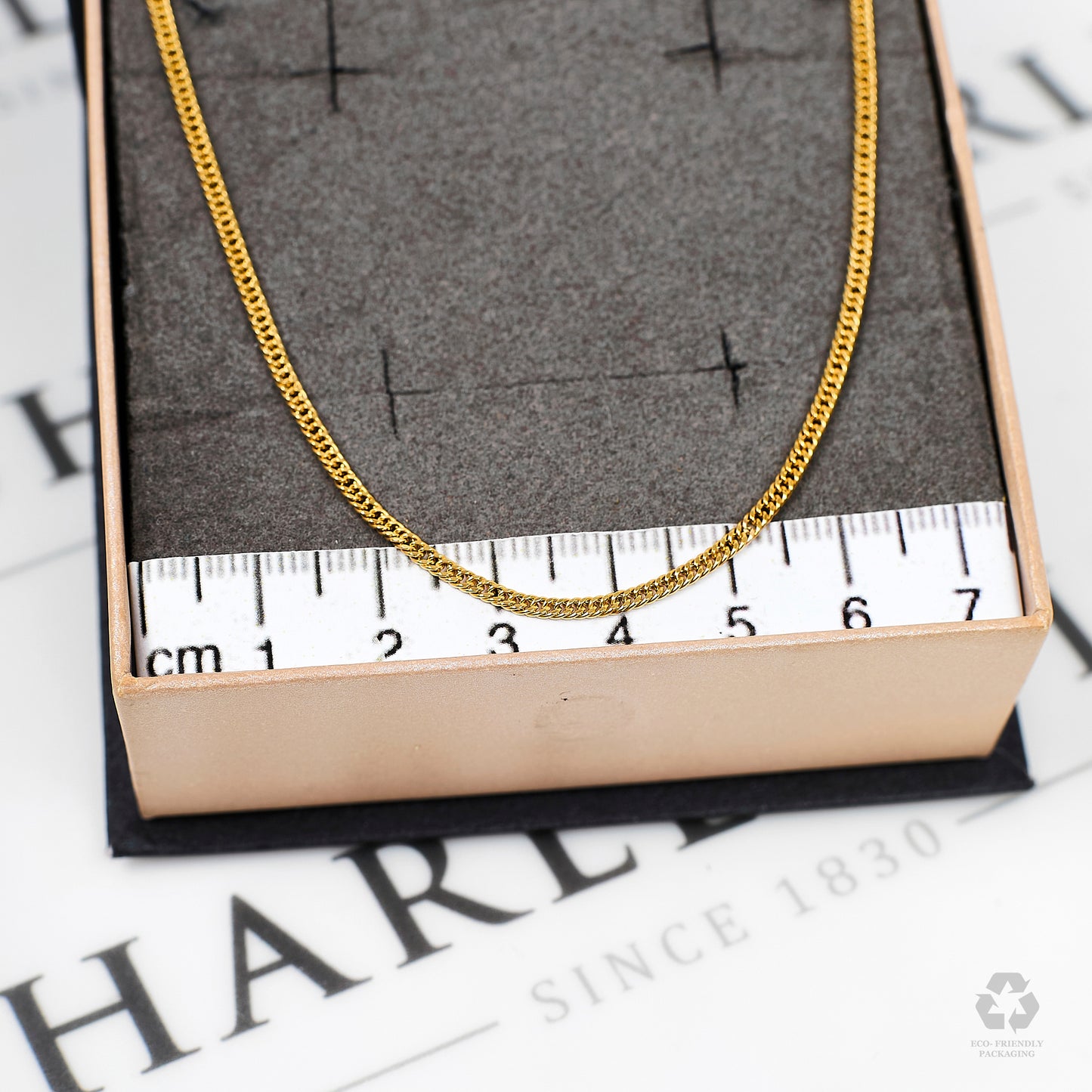 Pre-Owned 9ct Gold Curb Chain Necklace 18 Inch