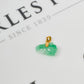 Pre-Owned 14ct Gold Jade Rabbit Pendant