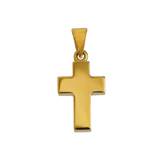 Pre-Owned 9ct Gold Classic Cross Pendant