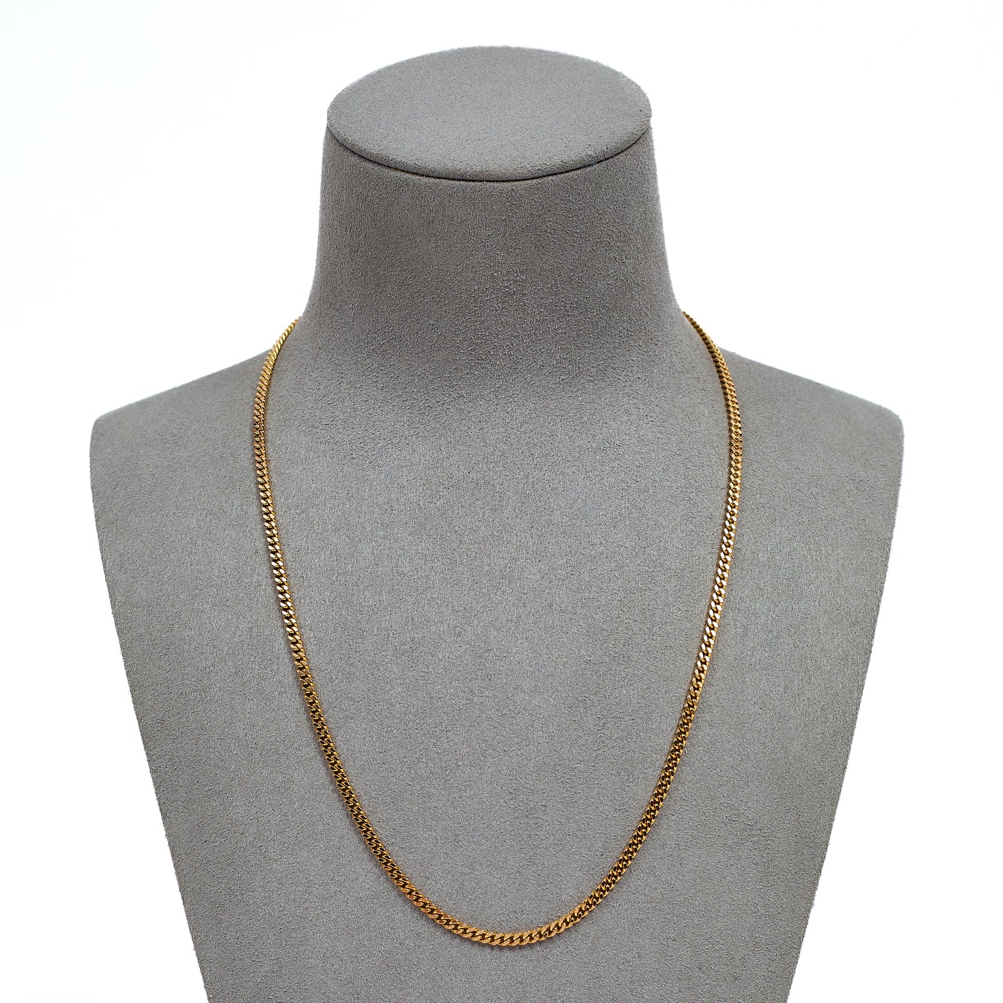 Pre-Owned 9ct Gold Curb Chain Necklace 18 Inch