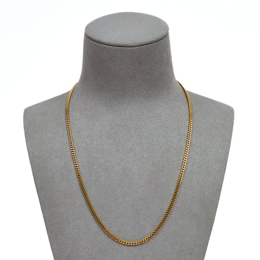 Pre-Owned 9ct Gold Curb Chain Necklace 18 Inch