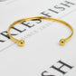Pre-Owned 9ct Gold Torque Bangle