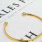 Pre-Owned 9ct Gold Torque Bangle