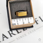 Pre-Owned 9ct Gold Rectangle Signet Ring Size S.5