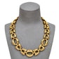 Pre-Owned 18ct Gold Tulip Shape Link Necklace 18 Inch