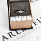 Pre-Owned 9ct White Gold Diamond Cluster Ring Size N.5