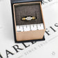 Pre-Owned 9ct Gold 4 Princess Cut Diamond Ring Size N