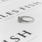 Pre-Owned 18ct White Gold Square Diamond Cluster Ring