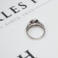 Pre-Owned 18ct White Gold Diamond Cluster Ring Size N