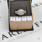 Pre-Owned 18ct White Gold Diamond Cluster Ring Size N