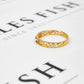 Pre-Owned 9ct Gold 4 Diamond Filigree Band Ring Size V
