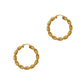 Pre-Owned 9ct Gold Twist Creole Hoop Earrings