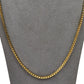 Pre-Owned 9ct Gold Box Link Chain Necklace 24 Inch