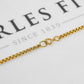 Pre-Owned 9ct Gold Box Link Chain Necklace 24 Inch