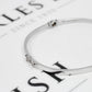 Pre-Owned 9ct White Gold Single CZ Bangle