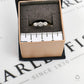 Pre-Owned 18ct Gold Trinity Diamond Ring Size O.5