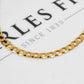Pre-Owned 9ct Gold Curb Chain Bracelet 8 Inch