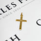 Pre-Owned 9ct Gold Cross Pendant